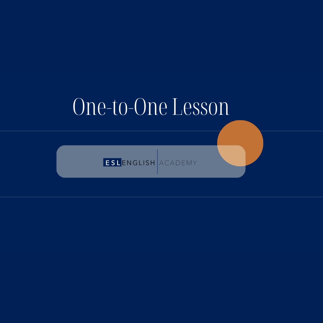 One to One Lesson